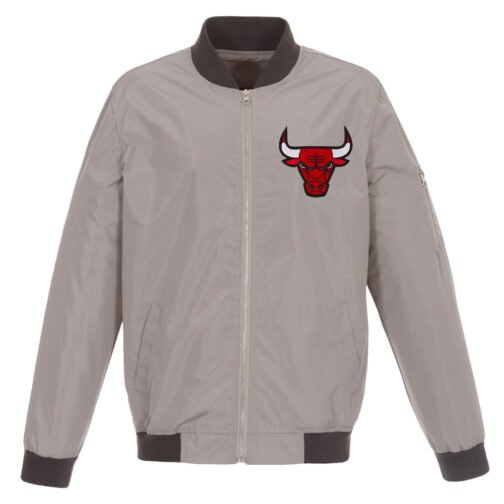 Chicago Bulls Lightweight Nylon Bomber Jacket - Image 2
