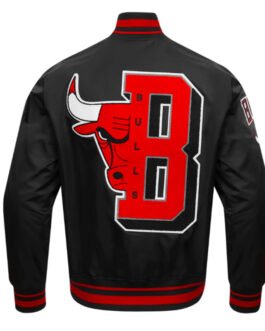 Chicago Bulls Mashup Classic Rib Satin Jacket