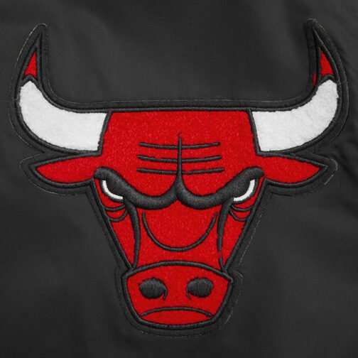 Chicago Bulls Mashup Classic Rib Satin Jacket - Image 8