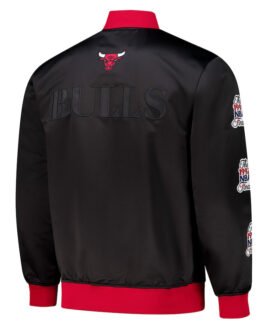 Chicago Bulls OG 3.0 Lightweight Black Satin Jacket