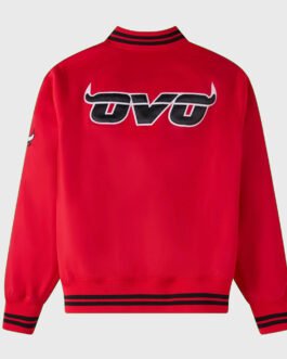OVO Chicago Bulls Red Jacket