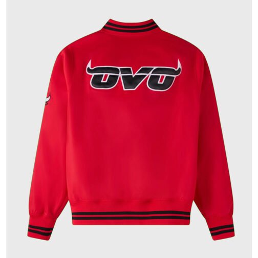OVO Chicago Bulls Red Jacket - Image 2