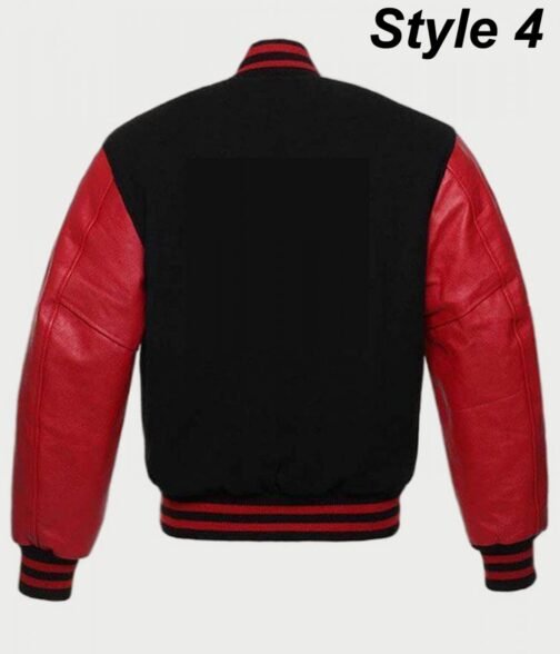 Varsity Bulls Black and Grey Jacket - Image 8