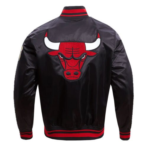 Chicago Bulls Retro Classic Rib Jacket - Image 6