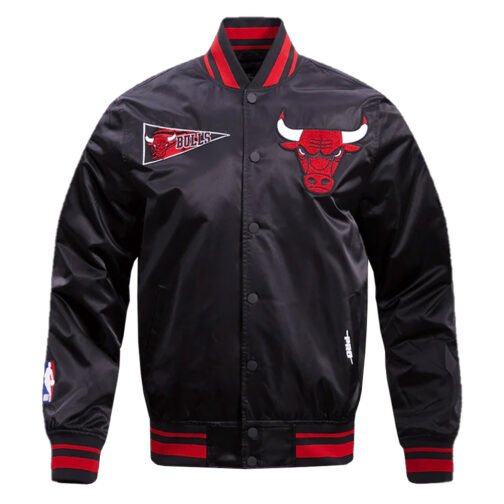 Chicago Bulls Retro Classic Rib Jacket - Image 3