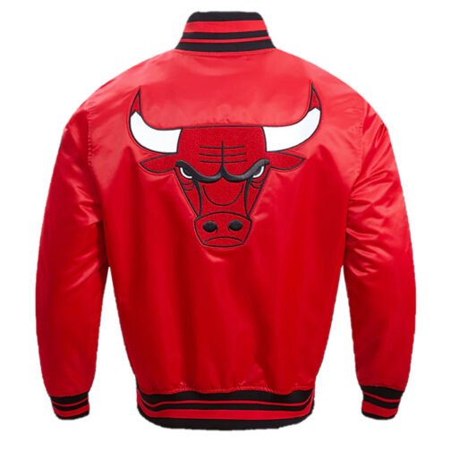 Chicago Bulls Retro Classic Rib Jacket - Image 5