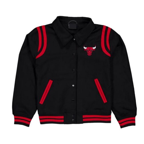 Chicago Bulls Sport Night Teddy Varsity Jacket