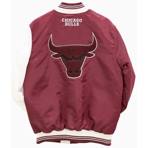 Chicago Bulls Striped Satin Jacket - Image 13