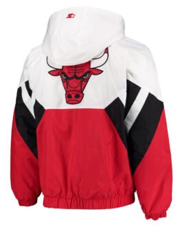 The Line-up Oxford Chicago Bulls Hoodie Half-Zip Jacket