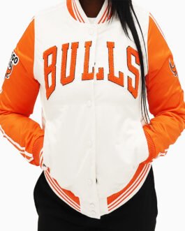 Chicago Bulls Two Tone Satin Jacket