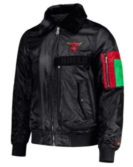 Chicago Bulls Ty Mopkins Black Jacket