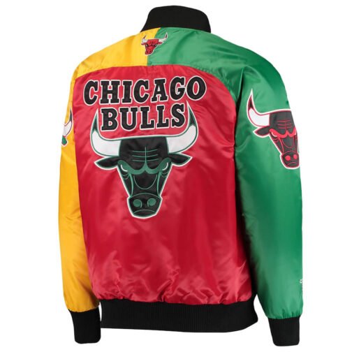 Ty Mopkins Chicago Bulls Satin Jacket - Image 4