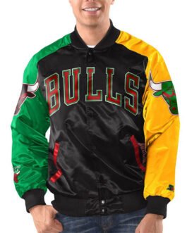 Ty Mopkins Chicago Bulls Satin Jacket