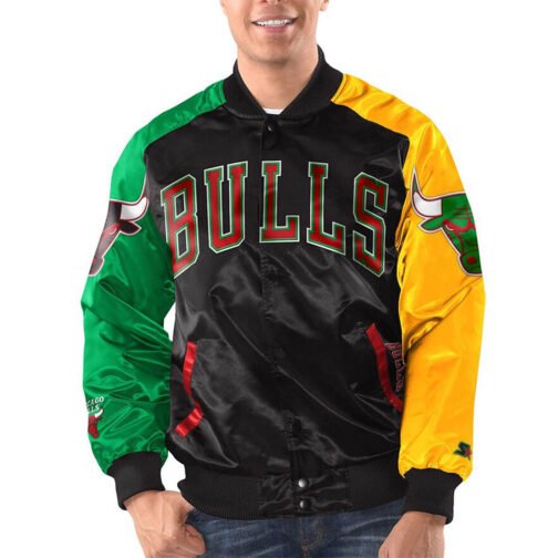 Ty Mopkins Chicago Bulls Satin Jacket