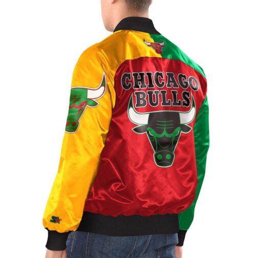 Ty Mopkins Chicago Bulls Satin Jacket - Image 2