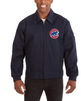 Cotton Chicago Cubs Blue Jacket