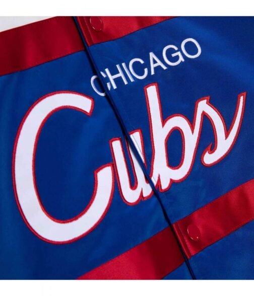 Chicago Cubs Special Script Heavyweight Satin Jacket - Image 3