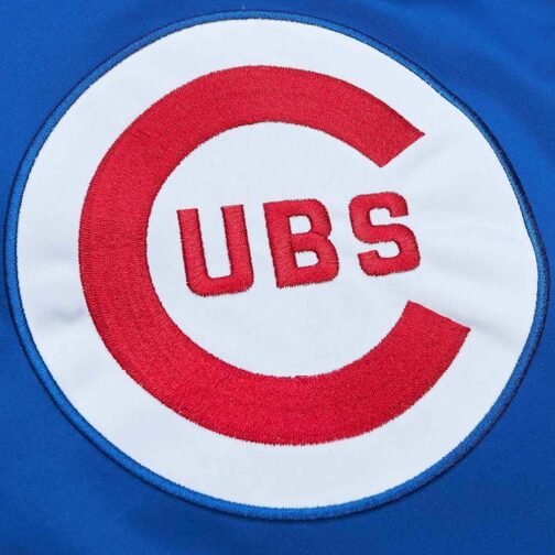 Chicago Cubs Heavyweight Royal Satin Jacket - Image 3