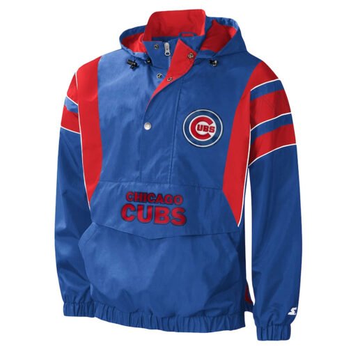 Home Team Chicago Cubs Half-Zip Hoodie Jacket