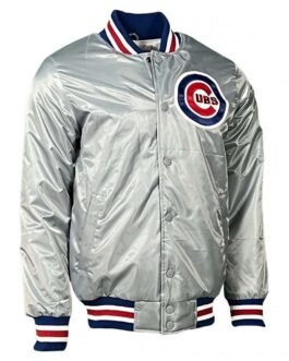 Chicago Cubs Satin Baseball Jacket