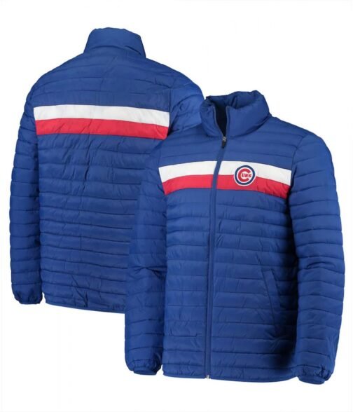Chicago Cubs G-III Sports Royal Blue Full-Zip Jacket - Image 3