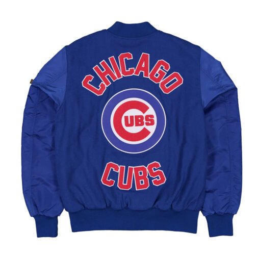 Chicago Cubs MA-1 Historic Varsity Jacket - Image 2