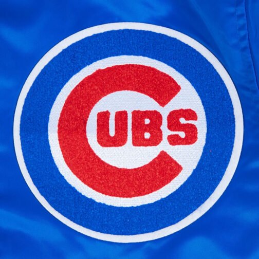Chicago Cubs Mashup Classic Rib Satin Jacket - Image 6