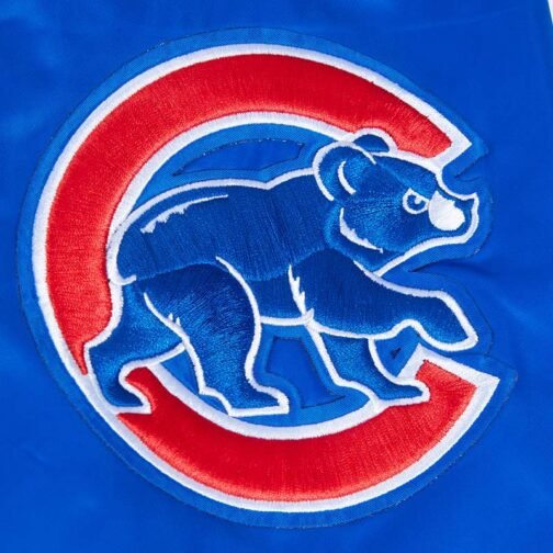 Chicago Cubs Mashup Classic Rib Satin Jacket - Image 7