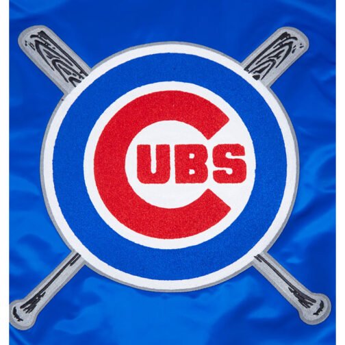 Chicago Cubs Mashup Classic Rib Satin Jacket - Image 8