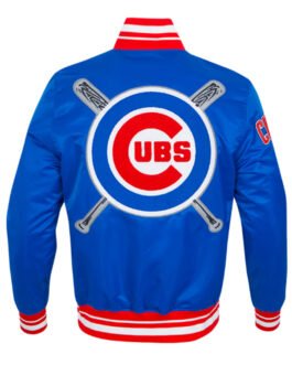 Chicago Cubs Mashup Classic Rib Satin Jacket