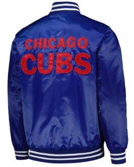 Chicago Cubs Patch Royal Jacket