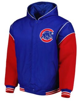 Royal/Red Chicago Cubs Hoodie Jacket