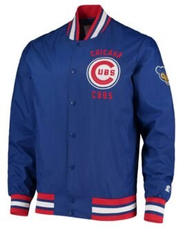 Chicago Cubs The Jet III Royal Blue Bomber Jacket