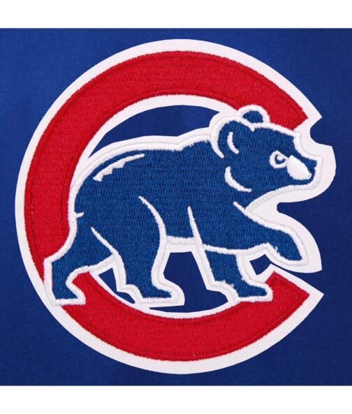 Chicago Cubs Royal Varsity Wool Jacket - Image 4