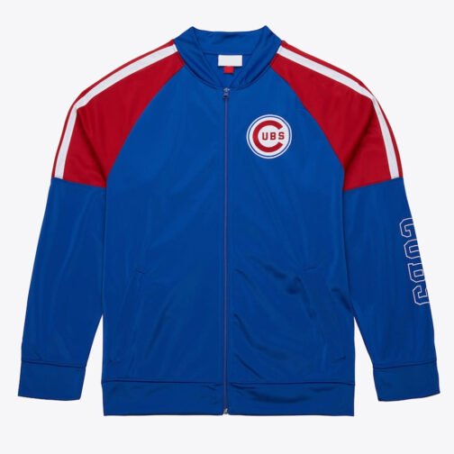 Chicago Cubs Color Blocked Full-Zip Track Jacket