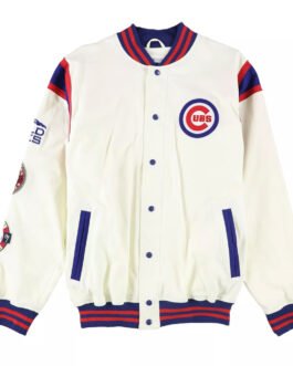 World Series Champions Chicago Cubs Off White Jacket