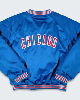 Chicago Cubs Youth Royal Satin Jacket