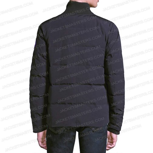 Chicago PD Jason Beghe Blue Puffer Jacket - Image 3