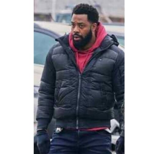 Chicago P.D. S09 Laroyce Hawkins Puffer Jacket - Image 2