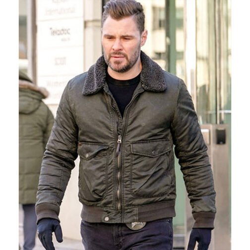 Chicago P.D. S10 Patrick John Flueger Bomber Jacket - Image 2