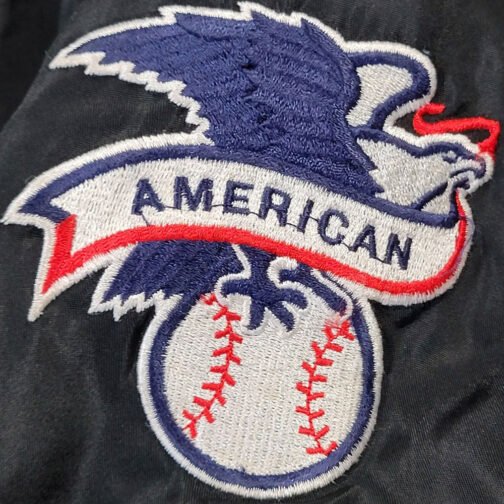 Chicago White Sox 90’s Black Satin Jacket - Image 3