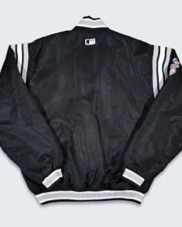 Chicago White Sox 90’s Black Satin Jacket