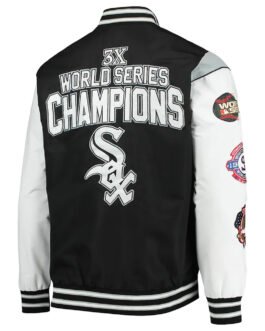 Chicago White Sox Commemorative Black/White Jacket
