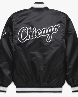 Chicago White Sox Black Bomber Jacket