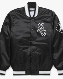 Chicago White Sox Black Bomber Jacket