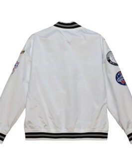 Chicago White Sox City Collection White Varsity Satin Jacket