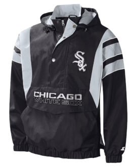 Impact Chicago White Sox Half-Zip Hoodie Jacket