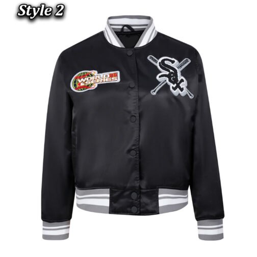 Chicago White Sox Mashup Classic Rib Satin Jacket - Image 2