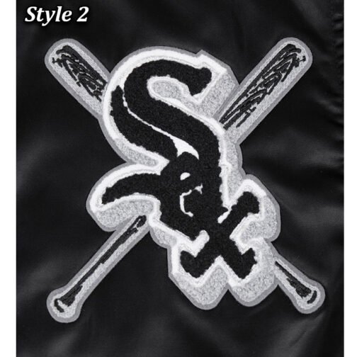 Chicago White Sox Mashup Classic Rib Satin Jacket - Image 9