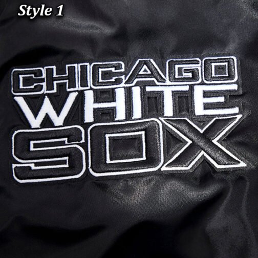 Chicago White Sox Mashup Classic Rib Satin Jacket - Image 11